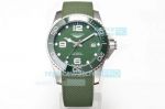 TWF Replica Longines HydroConquest L3.781.4.56.6 Green Dial Swiss 2824 Watch